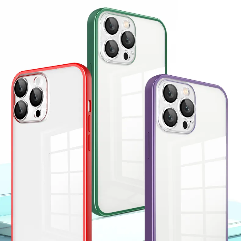 Высокий прозрачный сублимационный 2D/3D Мягкий ТПУ чехол для телефона с защитой камеры для iPhone 14 Plus 7 Plus роскошный алюминиевый деревянный стиль