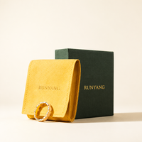 Ensemble d'emballage de bijoux noir personnalisé avec boîtes cadeaux et pochette à bouton-pression pour l'emballage de colliers, bagues et boucles d'oreilles