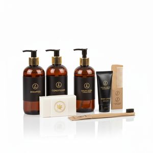 Colección de Artículos de Aseo Hoteles de Lujo OEM USA, Set de Productos Hidratantes Ecológicos de Bambú, Amenidades para Huéspedes - Product Image 2