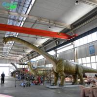 Gecai Animatronic Dinosaurs Modèle réaliste de Brachiosaurus pour Dino Park