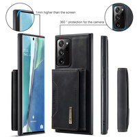 Untuk Samsung Note 20 Note20 Ultra Cover asli DG. MING M2 dompet kulit PU dapat dilepas, dompet magnetik pemegang ponsel tahan guncangan