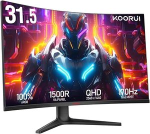 Koorui 32-inch Cong 170Hz <span class=keywords><strong>1440p</strong></span> 2K chơi game màn hình bán buôn giá Độ phân giải cao cho game thủ - Product Image 2