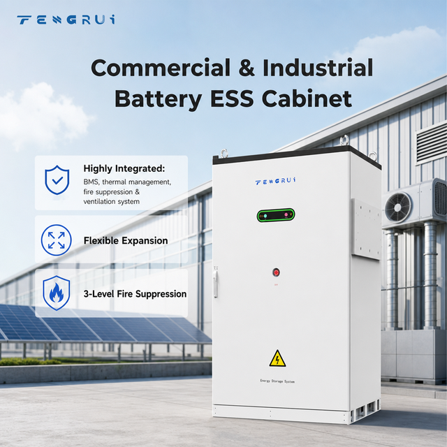 Cost Effective 241kWh 768V IP55 C5 Commercial & Industrial Battery ESS Cabinet for Manufacturing Factories & Industrial Parks