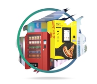 Distributeur automatique de pizza de vente chaude d'usine avec CE