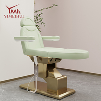Meubles de salon de luxe, lit de massage électrique à 3 moteurs, table de beauté, chaise pour spa, hôtel, salle de sport