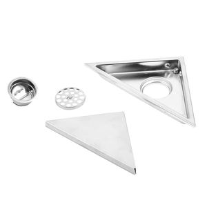 Desagüe <span class=keywords><strong>de</strong></span> ducha ODO Conner al por mayor, forma Triangular, desagüe <span class=keywords><strong>de</strong></span> suelo <span class=keywords><strong>de</strong></span> acero inoxidable Invisible, desagüe <span class=keywords><strong>de</strong></span> suelo triangular - Product Image 4