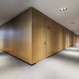 Chống Cháy Hạt Gỗ Tư Nhân Modular Kim Loại Tường Nhà Văn Phòng Phân Vùng Nhà Sản Xuất - Product Image 5