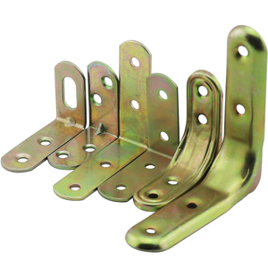 Soporte de Ángulo de Hierro de 90 Grados en Forma de L, Conector de Esquina, Herraje de Fijación para Reparación de Muebles de Madera - Product Image 1