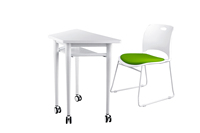 Table de Collage Trapézoïdale Mobile, Étagère, Mobilier Scolaire, Table Pliante, Bureau, Table Intelligente pour Salle de Classe, Table d'Étude, Table de Formation pour Étudiants