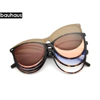 Lunettes Ultem de haute qualité avec trois verres solaires magnétiques pour la conduite
