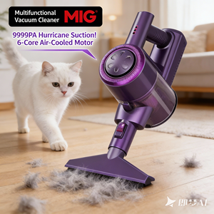 <span class=keywords><strong>Aspiradora</strong></span> Inalámbrica de Mano, sin Bolsa, con Batería, para Alfombras del Hogar y Pelo de Mascotas - Product Image 3