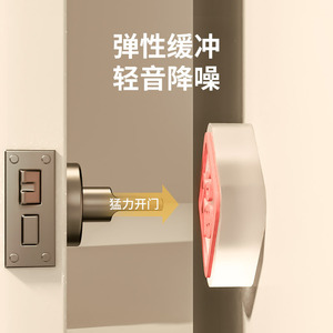 Anti Collision <b>Pad</b> Thickened Pvc Soft Rubber Door Sticker Home Protection <b>Buffer</b> <b>Pad</b> For Door Handle Wall - Product Image 3