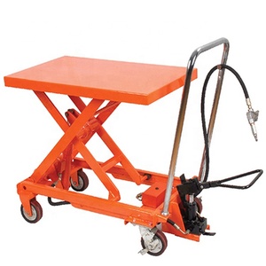 Tijera plegable portátil, elevador hidráulico Manual - Product Image 1