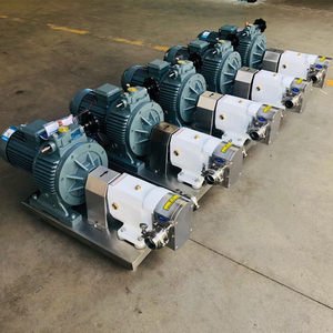 1Hp Food Grade Stainless Steel SS304 High Viscosity Rotary Lobe <b>Pump</b> With Mechanical Stepless Speed Regulation - Product Image 5