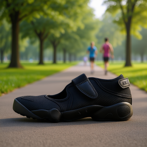 รองเท้าวิ่งผู้หญิง Air Rift สีดำ ระบายอากาศได้ดี น้ำหนักเบา แบบหุ้มข้อต่ำ หน้าผ้าตาข่าย พื้นรองเท้าชั้นกลาง EVA พื้นรองเท้าด้านนอกยาง เหมาะสำหรับเล่นกีฬาในฤดูร้อน - Product Image 2