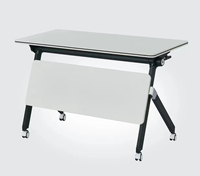 Table de bureau modulaire pliable en bois Ekintop Table de formation et table de conférence pour salles de réunion Formation scolaire