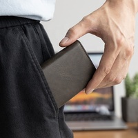 Dompet Kartu Kredit Bisnis TILONSTAR Berkualitas Tinggi dari Kulit & Aluminium dengan Fitur RFID Blocking