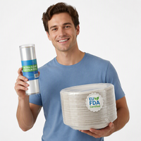 Film polyoléfine POF certifié CE et FDA, haute brillance, recyclable, anti-buée, sans contamination, pour emballage hermétique de boîtes de pâtes