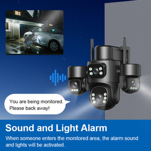 Solar Powered Multi View <b>Camera</b> 6MP Full Color Night Vision Outdoor With Solar Panel And Human Detection - Product Image 5