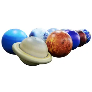 LED Solar System Inflatable Ball,Sun/Moon/Earth/Mars/Jupiter/Saturn/Uranus/Neptune/Pluto/Venus