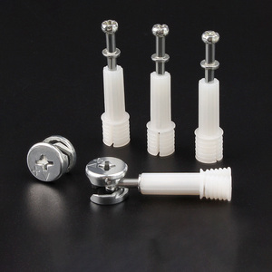 2 in 1 Fastener Furniture Accessories Iron <b>Cabinet</b> Hardware with Cam Fittings Wooden Connector Bolt Fixing <b>Lock</b> Screws - Product Image 2