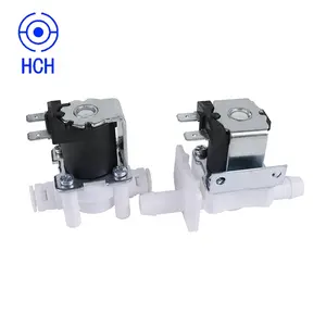 Low pressure mini plastic dc 24v washing machine inlet valve waste water solenoid drain valve with low price