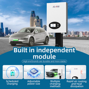 Nouvelle borne de recharge rapide DC pour véhicules électriques, 20-40 kW, murale, IP54, câble de 5 m, CCS/GB, usage commercial - Product Image 3
