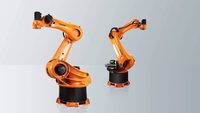 Robot de sculpture sur pierre Kuka d'occasion pour le fraisage et la préhension