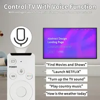 Reemplazo de control remoto por voz para TV inteligente Samsung con botones NETFLIX PrimeVideo QN75LS03TAFXZA