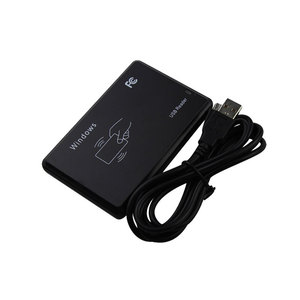 Lecteur de carte IC sans contact, interface USB, 13,56 MHz, lecteur de contrôle d'accès Windows, plastique noir - Product Image 1