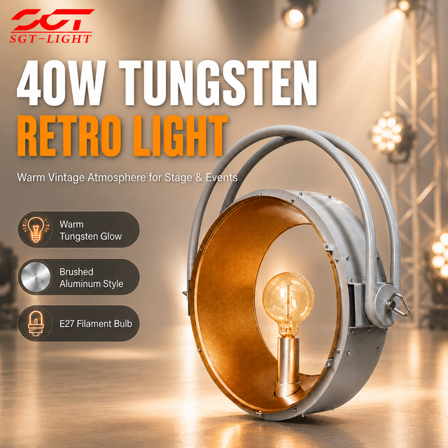 Professional Dj Light Retro Tungsten Filament Bulb Wifi DMX512 Control Retro Stage Light Vintage for Concert Performance Lights