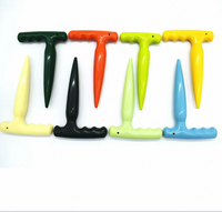 Outil de jardinage HUAFU modèle 042, perforateur de trous pour semis, planteur, cultivateur en plastique PP