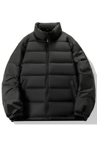 Logotipo personalizado Nueva chaqueta con capucha de color a juego a prueba de viento e impermeable ropa de trabajo al aire libre chaqueta acolchada de algodón - Product Image 4