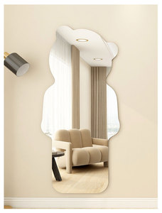 Specchio da <span class=keywords><strong>Parete</strong></span> a Forma di Orso, Decorazione Moderna per Camera da Letto, <span class=keywords><strong>Soggiorno</strong></span>, Spogliatoio e Ingresso - Product Image 6