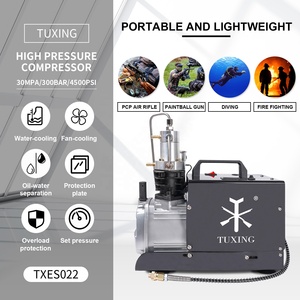 <span class=keywords><strong>Compresseur</strong></span> d'air PCP TUXING OEM haute pression à <span class=keywords><strong>purge</strong></span> automatique 110V 220V monocylindre pour le remplissage de bouteilles de plongée sous-marine 4500psi 300bar 30mpa - Product Image 2