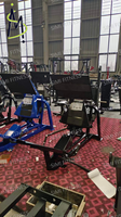 Machine à flexions de jambes commerciale série SM CYB avec résistance excentrique réglable, entraîneur indépendant pour les ischio-jambiers à une seule jambe