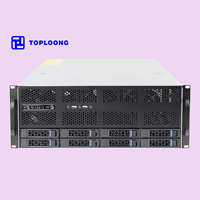 Boîtier de serveur GPU 4U OEM/ODM, serveur GPU 8 baies, 4 GPU double largeur, prise en charge de l'alimentation CRPS