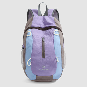 Mochila de nailon repelente al agua, gran capacidad, costuras en contraste de color, estilo coreano, mochila escolar para estudiantes, multifuncional para exteriores - Product Image 5