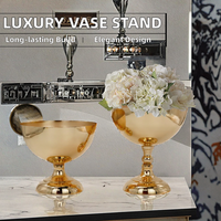 Support à fleurs en métal de luxe professionnel et tendance, vase en fer de haute qualité, centre de table pour événements, maison, hôtel, mariages et fêtes