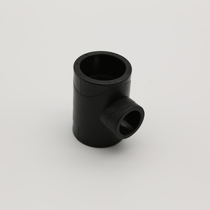 Cực <span class=keywords><strong>PE</strong></span> cao nhựa PP giảm TEE ổ cắm hàn 25-110mm đen <span class=keywords><strong>PE</strong></span> T25 * 20/32*20/32*25/40*20/63*50 HDPE phụ kiện 100 - Product Image 2