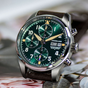 Envío Gratis, Reloj de Cuarzo Vintage de Piloto, Multifunción, Cronógrafo, 10 ATM, Acero Inoxidable 316L, Retro, Luminoso, de Alta Calidad, en Venta - Product Image 4
