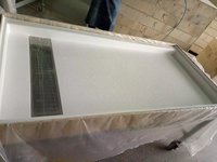 Vasque en marbre cultivé de qualité supérieure, design contemporain, surface durable résistante aux taches, installation facile, utilisation en salle de bain, garantie 3 ans