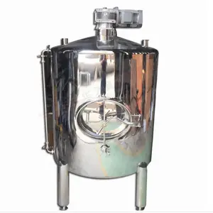 Factory Direct Sales Easy Return Customized Sanitary Stainless Steel Agitator Milk Tank Yogurt Wine Fermentation Tank For Milk