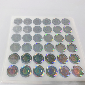 New Custom Anti-Counterfeiting 3D Logo Hologram <strong>QR</strong> <strong>Code</strong> Waterproof Perfume Sticker Durable <strong>UV</strong> Printed Vinyl Scratch-Off Feature - Product Image 1