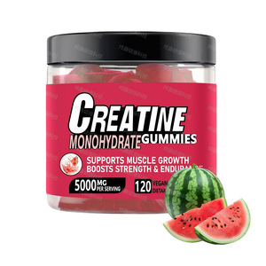 Gomitas de Monohidrato de Creatina, Suplementos Energéticos para Entrenamientos, Desarrollo Muscular, Fuerza y Rendimiento, 5g de Proteína, Botella de 60 Unidades - Product Image 3