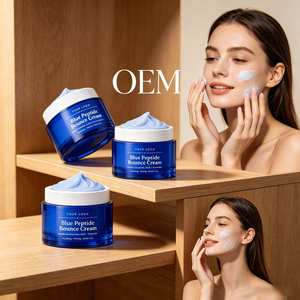 Crema Facial Reparadora Calmante con Péptidos Azules, Alivia la Piel Seca y Escamosa, Nutre la Piel Opaca y Cansada, Suave para Piel Sensible, Marca O - Product Image 3