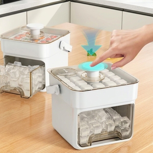 Molde para Cubitos de Hielo de Grado Alimenticio, Autoaplastante y de Liberación Rápida con un Toque, Capacidad de 50/25 Celdas, Fabricante de Hielo Premium para Uso Doméstico, China - Product Image 6