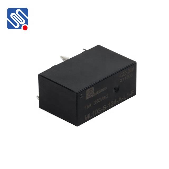 Meishuo ML103-S-124-A-L1-F 24V DC 20A Single Coil Magnetic Relay for Smart Home