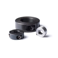 Collier de serrage d'arbre réglable CNC en acier inoxydable et aluminium pour systèmes de transmission mécanique