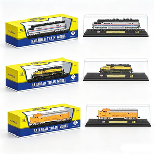 HANFIY <span class=keywords><strong>Tren</strong></span> a <span class=keywords><strong>Escala</strong></span> <span class=keywords><strong>N</strong></span>, Locomotora Diésel Union Pacific FP-7, Vehículo Ferroviario de Metal, <span class=keywords><strong>Miniatura</strong></span> de <span class=keywords><strong>Tren</strong></span>, Decoració<span class=keywords><strong>n</strong></span>, Estuche Acrílico - Product Image 1